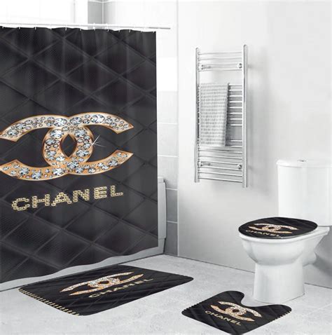 coco chanel shower curtain.